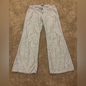 Express Light Gray Wide Leg Pants